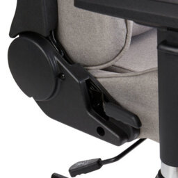 Beliani Modern Gaming Chair Warrior Taupe - thumbnail 9