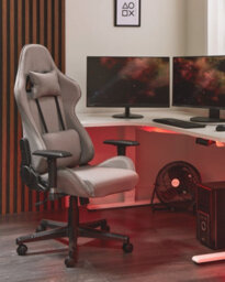 Beliani Modern Gaming Chair Warrior Taupe - thumbnail 2