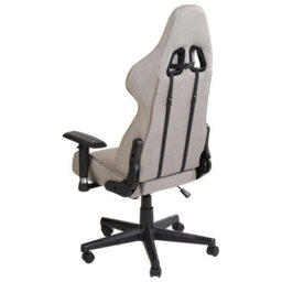 Beliani Modern Gaming Chair Warrior Taupe - thumbnail 6