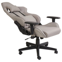 Beliani Modern Gaming Chair Warrior Taupe - thumbnail 5