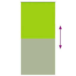 Berkfield Durable Roller Blind Blackout Leaves Green 105X230 Cm Fabric Width 100.7 Cm Polyester - thumbnail 9