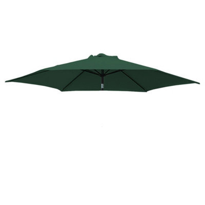 VRUC Replacement Parasol Fabric Umbrella Canopy Cover For 2.5M 6 Arm Parasols Green - image 1