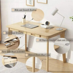 Computer Desk With Drawers Table Home Office Desk - thumbnail 6