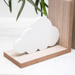 Annibells Rainbow & Cloud Wooden Bookends (10774) - thumbnail 4