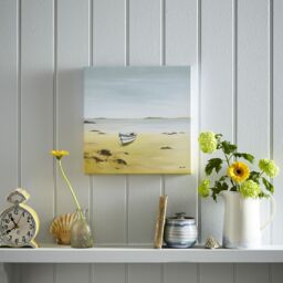 Laura Ashley Cromer Nautical Blue Canvas Art (H)30Cm X (W)30Cm - thumbnail 3