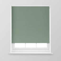 A.unique Home Premium Trimmable Thermal Blackout Roller Window Blind - 5Ft - Sage - 150Cm (W) X 170Cm (L) - thumbnail 1