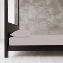 Smart Living Fitted Sheet Super Soft Cosy Easy Care Polycotton Bed Linen Luxury Bedding Bedsheet 25Cm Deep Non Iron - Grey - thumbnail 2