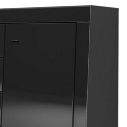 Arte Gaudi 84 Black Gloss Sideboard Cabinet - 1600mm X 870mm X 420mm - Chic Urban Storage Solution - thumbnail 5