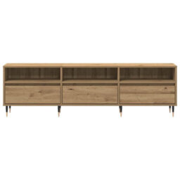 Berkfield Tv Cabinet Artisan Oak 150X30X44.5 Cm Engineered Wood - thumbnail 5