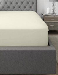 100% Bamboo Complete Duvet Cover Bedding Set In Cream For King Size Bed By Euphoric Bedding - thumbnail 5