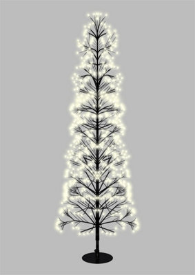 Xmas Haus 1.8M 3000 Ww Micro Led Black Tree