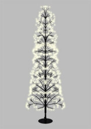 Xmas Haus 1.8M 3000 Ww Micro Led Black Tree