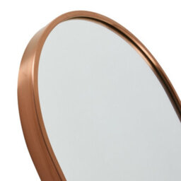 Homestylestore Brushed Copper 1000 X 400mm Wall Hung Oval Bathroom Mirror - thumbnail 3