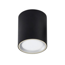 Nordlux Fallon Long Surface Indoor Kitchen Dining Hallway Downlight In Black/steel (Height) 12Cm - thumbnail 4