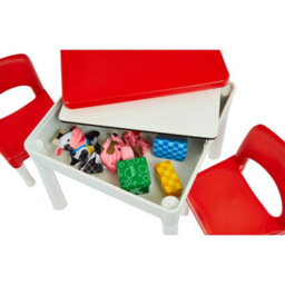 Liberty House Toys 6-In-1 Kid's Activity Table And Two Chairs Set - thumbnail 7