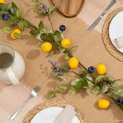 Scottish Everlastings Ltd. Scottish Everlastings Artificial 180Cm Lemon & Berry Garland - image 1