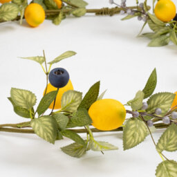 Scottish Everlastings Ltd. Scottish Everlastings Artificial 180Cm Lemon & Berry Garland - thumbnail 3