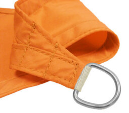 Kookaburra 6M X 4.2M Right Angle Triangle Waterproof Orange Garden Patio Sun Shade Sail Canopy 98% Uv Block With Free Rope - thumbnail 3