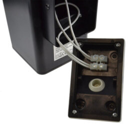 Kenable Outdoor Up & Down Light Wall-Mounted Gu10 Ip44 Garden Square Lamp Black - thumbnail 5