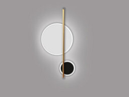 Luminosa Lighting Luminosa Duo Integrated Led Wall Lamp White, Black 2 Light 3000K - Uk Stock - thumbnail 3
