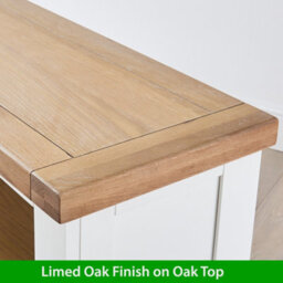 The Furniture Market Cheshire White Painted Wide Low Bookcase With 2 Adjustable Shelves - thumbnail 5