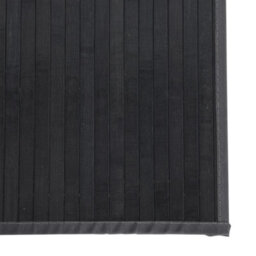 Berkfield Rug Rectangular Grey100X1000 Cm Bamboo - thumbnail 6