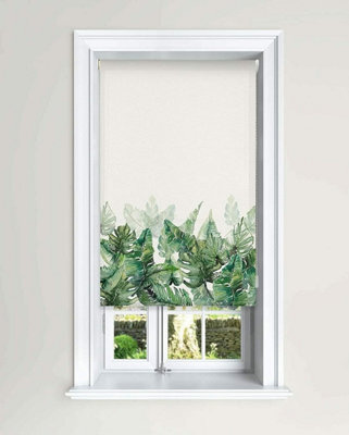 Lister Cartwright Blackout Roller Blinds Child Safety Included Beautiful Design, Climbing Leaves , 90 X 140 Cm - image 1