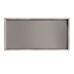 Bubly Bathrooms Pure Stainless Steel Recessed Shower Niche - 300X600mm Wall-Mounted Wet Room Storage Shelf - thumbnail 1