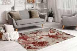 RugsX Carpet Fusion 8259 Cream Claret - Flowers, Modern, Abstract 280X370 Cm - thumbnail 5