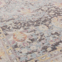Floral Multicoloured Traditional Abstract Persian Bordered Easy To Clean Rug For Dining Room-160Cm X 230Cm - thumbnail 3