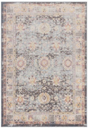 Floral Multicoloured Traditional Abstract Persian Bordered Easy To Clean Rug For Dining Room-160Cm X 230Cm - thumbnail 7