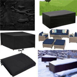 Garden Table Cover, Waterproof Outdoor Furniture Protective Cover For Furniture, Tarpaulin 100X66X80Cm - thumbnail 6