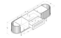 Kidsaw Lv55 Light Oak Tv Cabinet Engineered Wood - thumbnail 5