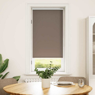 Walplus Coffee Blackout Roller Blind 60 X 120 Cm - Complete Light Blocking Window Shade - image 1