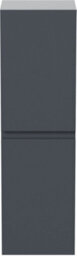 Affine 1200mm Grey Gloss Tall Bathroom Wall Hung Storage Cabinet Cupboard Soft Close - thumbnail 5