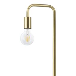 GoodHome Ghlin Satin Brushed Gold Effect Floor Lamp - thumbnail 9
