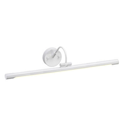 Luminosa Lighting Elstead Alton Led 1 Light Large Picture Wall Light White - image 1