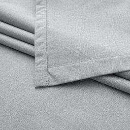 Bedlooms Silver Linen Curtain 100% Blackout Thermal Insulated Eyelet Curtain (Pair) 66 X 54 Inches With Tie Back Two - thumbnail 7