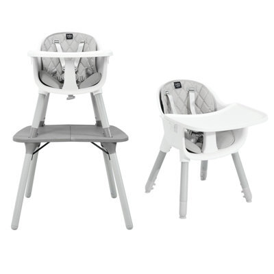 Costway 4 In 1 Baby Highchair Infant Feeding Seat Kids Table&chair Set W/adjustable Tray - image 1