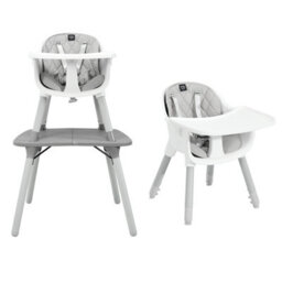 Costway 4 In 1 Baby Highchair Infant Feeding Seat Kids Table&chair Set W/adjustable Tray - thumbnail 1