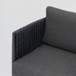 Home Detail Serena Rope Lounge Sofa Garden Set With Coffee Table, Dark Grey - thumbnail 8