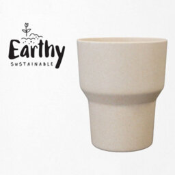 Earthy Natural Cream Bamboo Orchid Planter - thumbnail 1