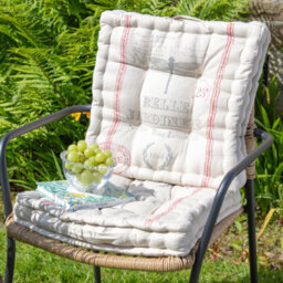 Dibor Set Of 2 Belle Jardinere Garden Outdoor Cushion Furniture Cushion Seat Pad L40Cm X W40Cm