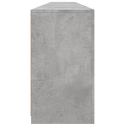 Berkfield Sideboard With Led Lights Concrete Grey 283X37X67 Cm - thumbnail 8