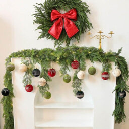 Amorly 12 Pack Flocked Velvet Christmas Ball Ornaments, 8Cm Hanging Tree Baubles, Seasonal Indoor Home Christmas Decor (Light Green) - thumbnail 5
