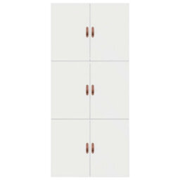 Berkfield Modern Storage Bed Frame White 90X190 Cm - thumbnail 9