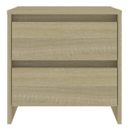 Vidaxl Bedside Cabinets 2 Pcs Sonoma Oak 45X34.5X44.5 Cm Engineered Wood - thumbnail 4