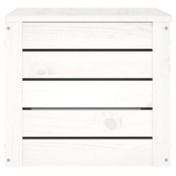 Walplus Storage Box White 59.5X36.5X33 Cm Solid Wood Pine - thumbnail 7