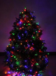 Shatchi 500 Leds Multicolour Fairy String Lights Cool White Green Cable 8 Modes Mains Powered Memory Auto Timer - thumbnail 8