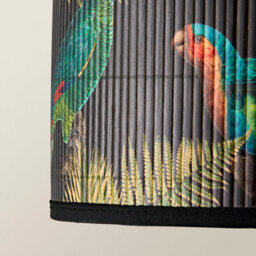 Valuelights Daintree Small Dark Jungle Bamboo Drum Ceiling Lamp Shade (D)25Cm - thumbnail 5
